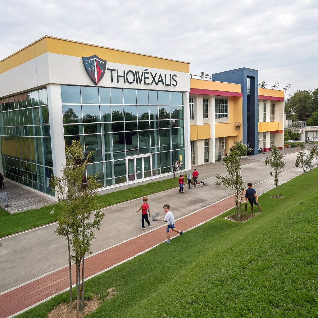Exterior view of THORVEXALIS Gymnastics School